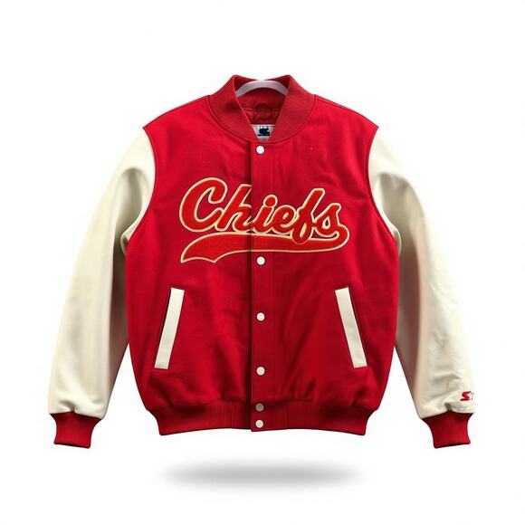 STARTER Other - Starter | Kansas City Chiefs Varsity Jacket - Quilted | Medium